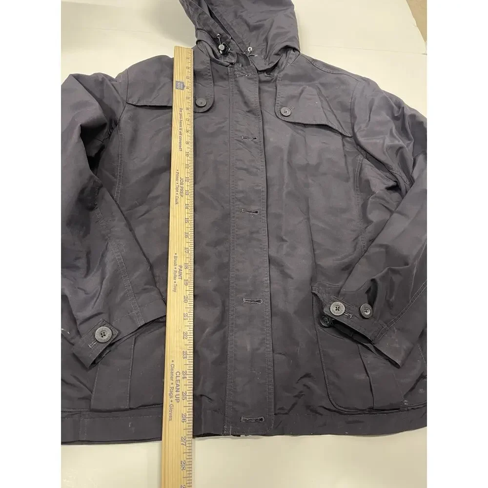 Lands' End Jacket Winter Coat HOODED Hood Black Kid's Youth 18/20 XL - Picture 2 of 6